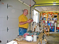 Stephen at work